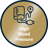 high blood pressure button