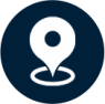 Map pin icon alt
