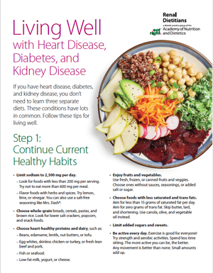 Renal Diet Living Well PDF